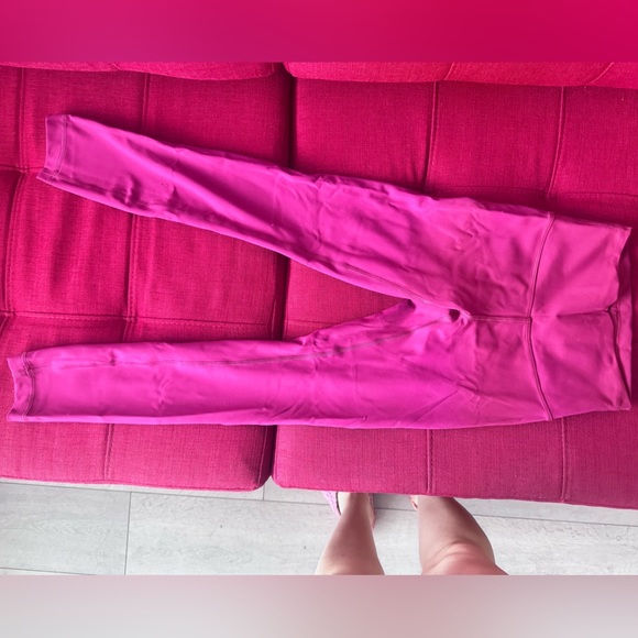 lululemon athletica Wunder Train High-Rise Tight 25" - Pomegranate - Picture 4 of 7